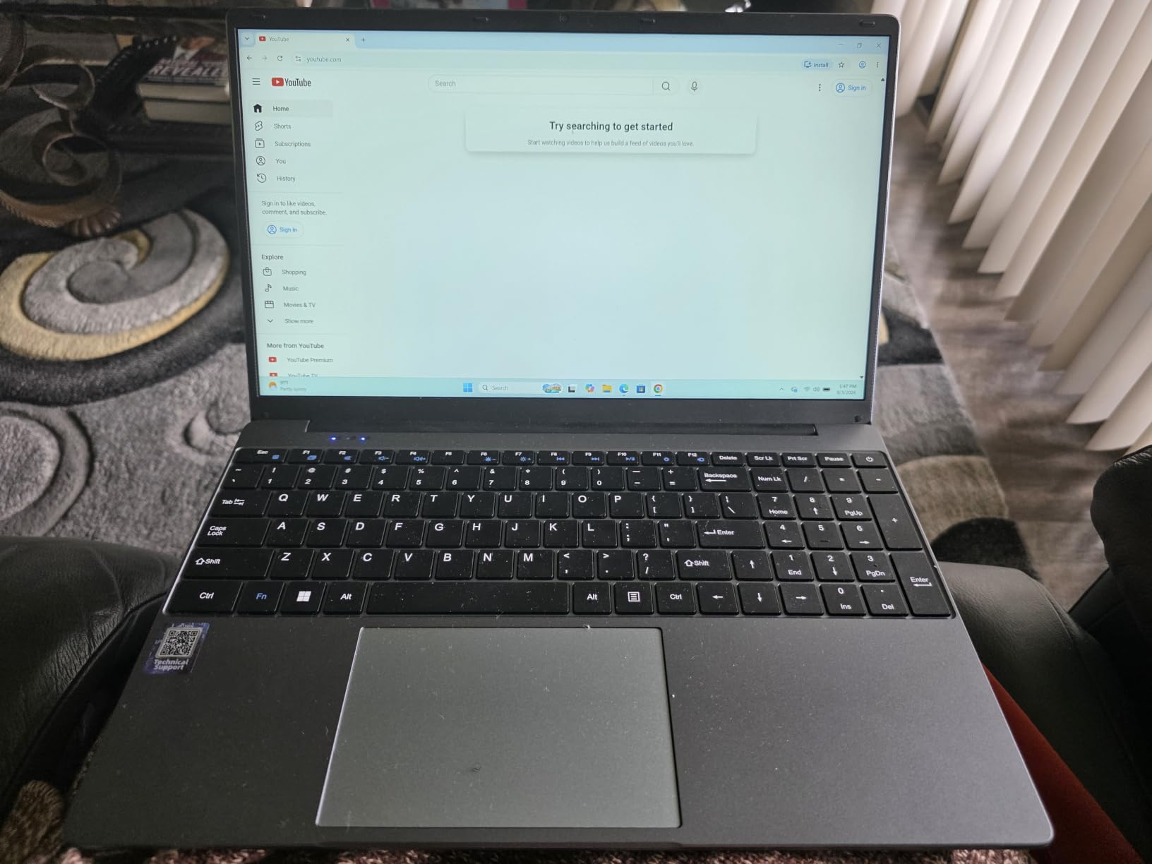 15.6'' AI Laptop with Office 365 12GB RAM 256GB SSD Win 11 Laptops | 7000mAh Battery, IPS FHD, 180deg Viewing, Quad-Core Processor, Type-C, WiFi5, Portable Thin Business Student Laptops, Light Gray customer photo 2