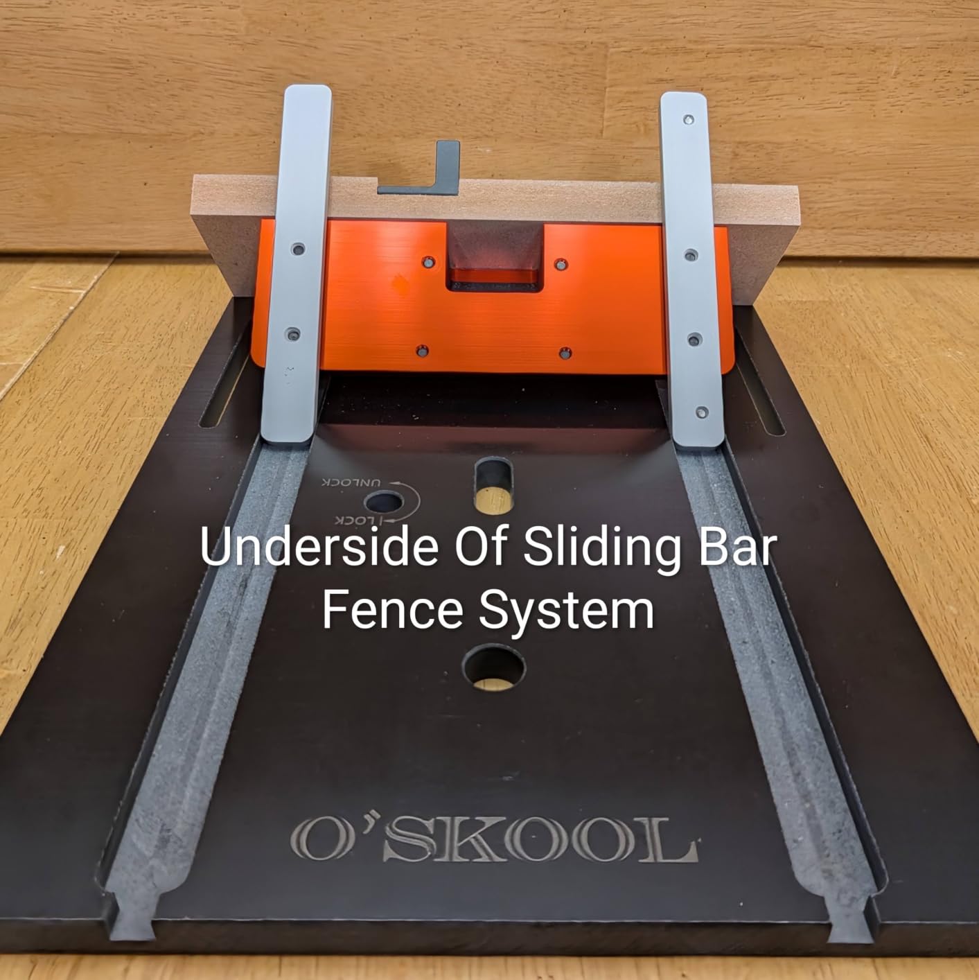 O’SKOOL Box Joint Jig for Router Tables, 1/4