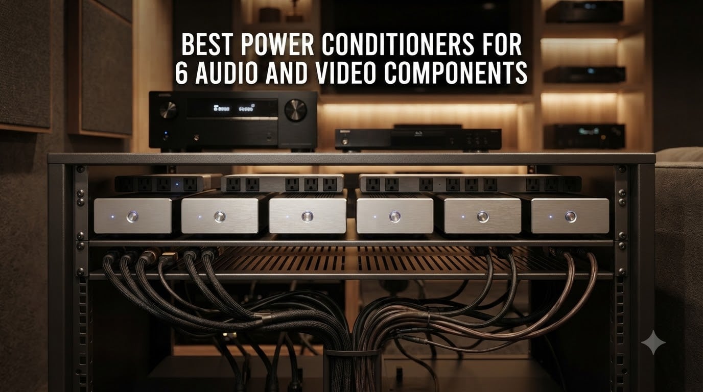 best power conditioners for 6 audio and video components