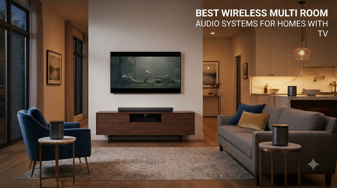 best wireless multi room audio systems for homes with tv