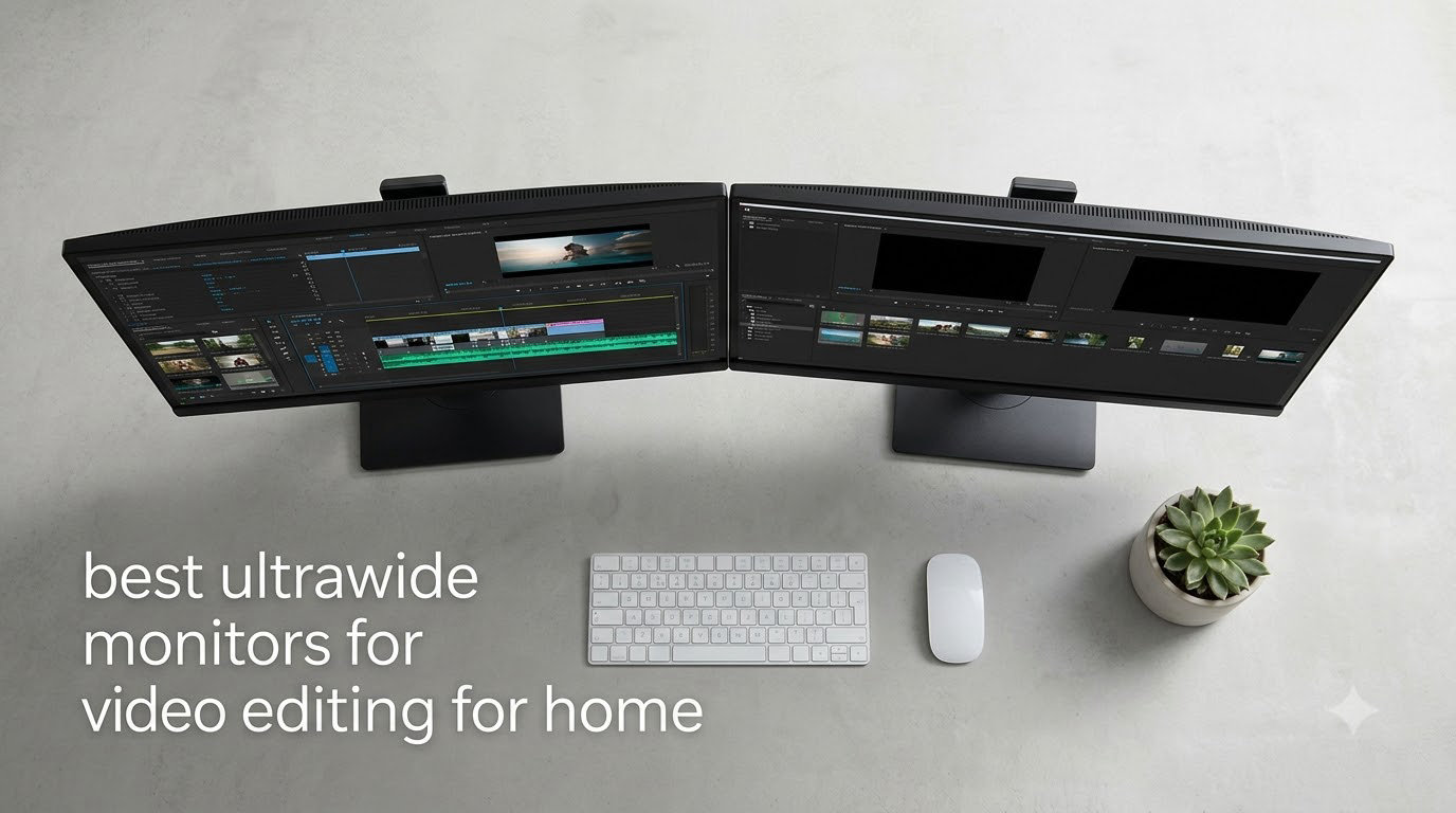 best ultrawide monitors for video editing for home
