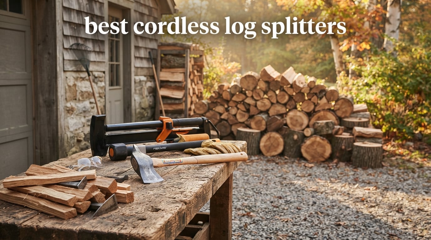 best cordless log splitters
