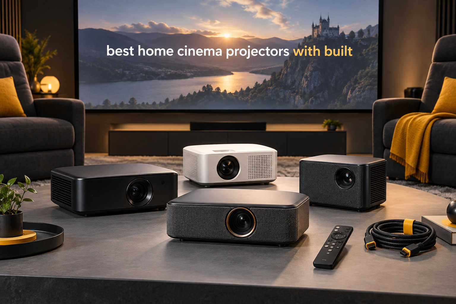 best home cinema projectors with built