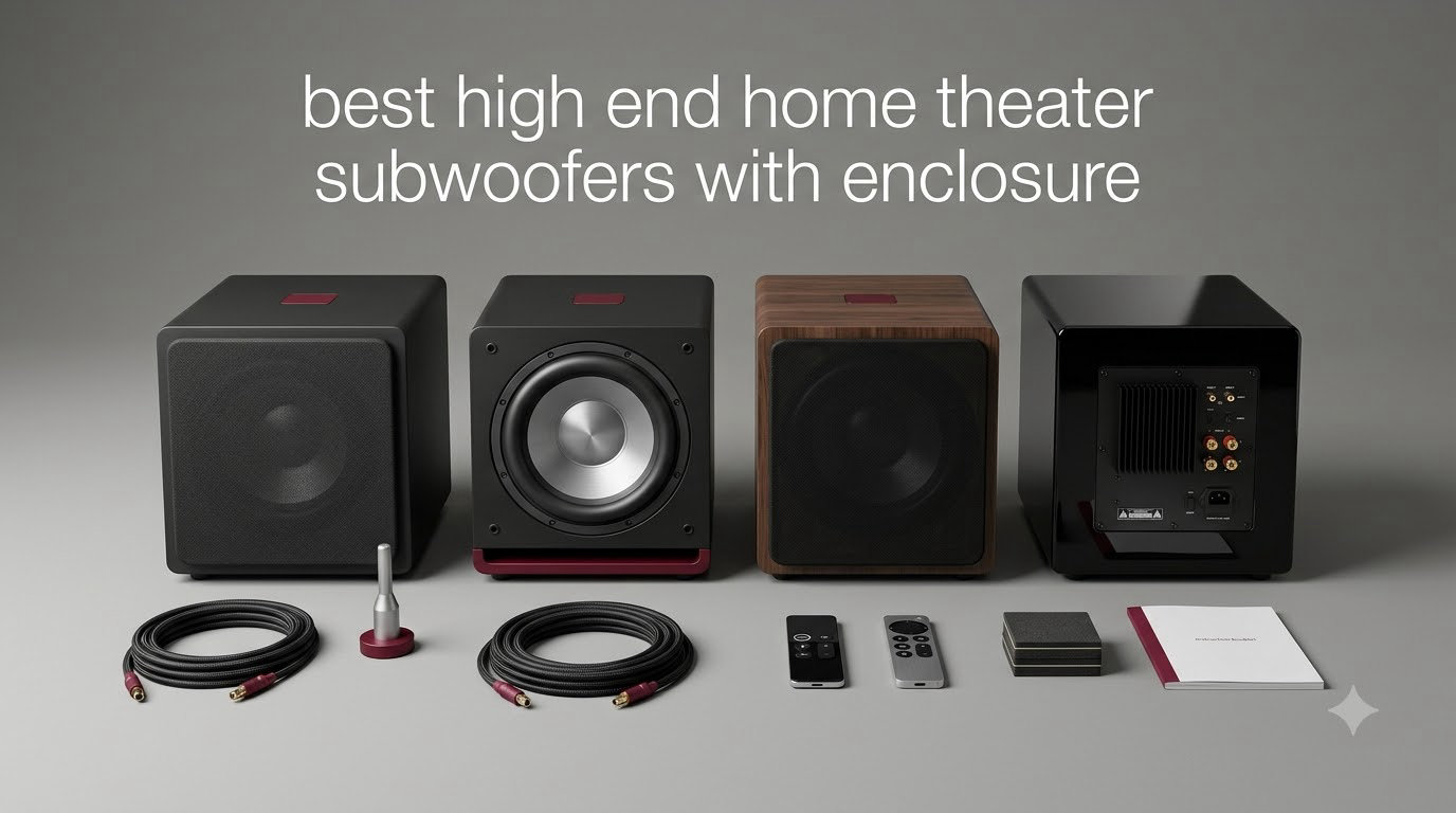 best high end home theater subwoofers with enclosure