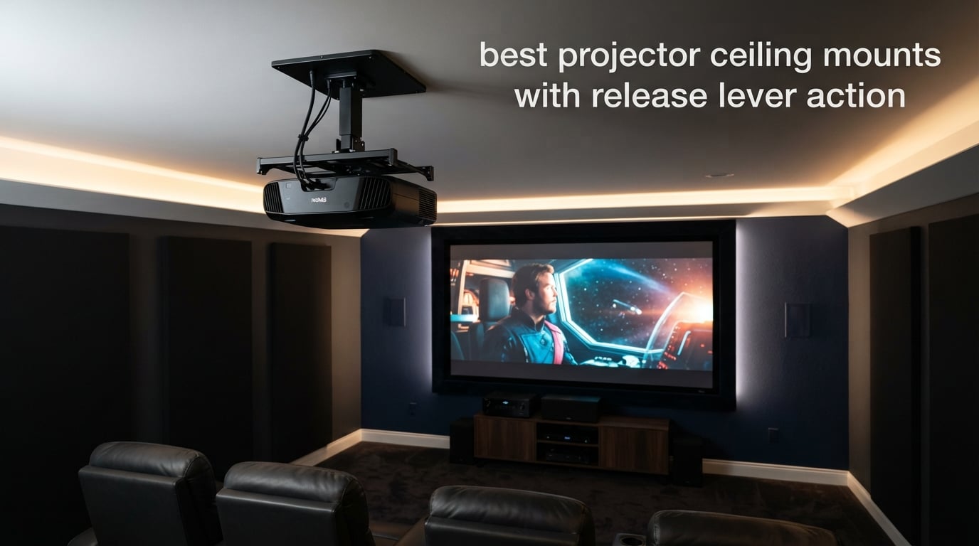 best projector ceiling mounts with release lever action