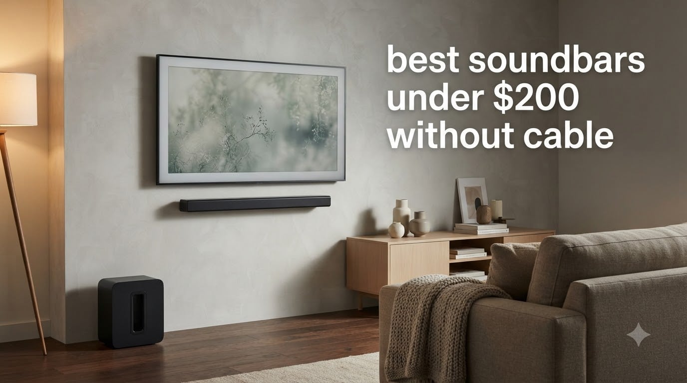 best soundbars under $200 without cable