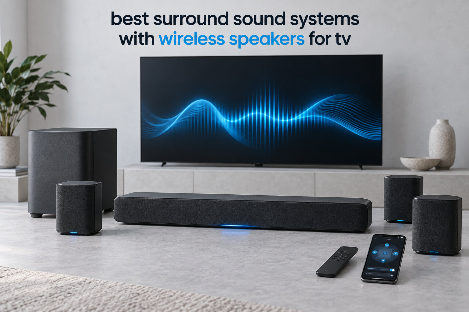 best surround sound systems with wireless speakers for tv