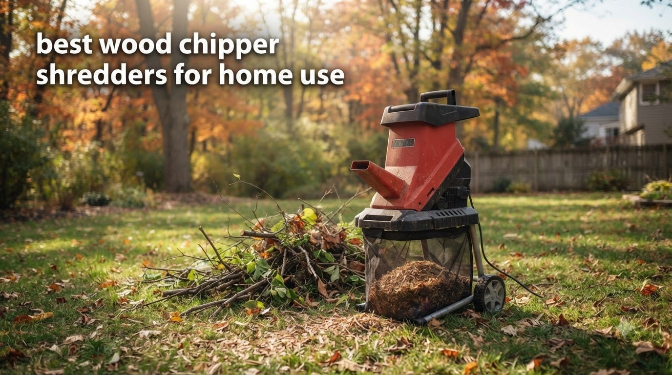 best wood chipper shredders for home use