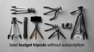 best budget tripods without subscription