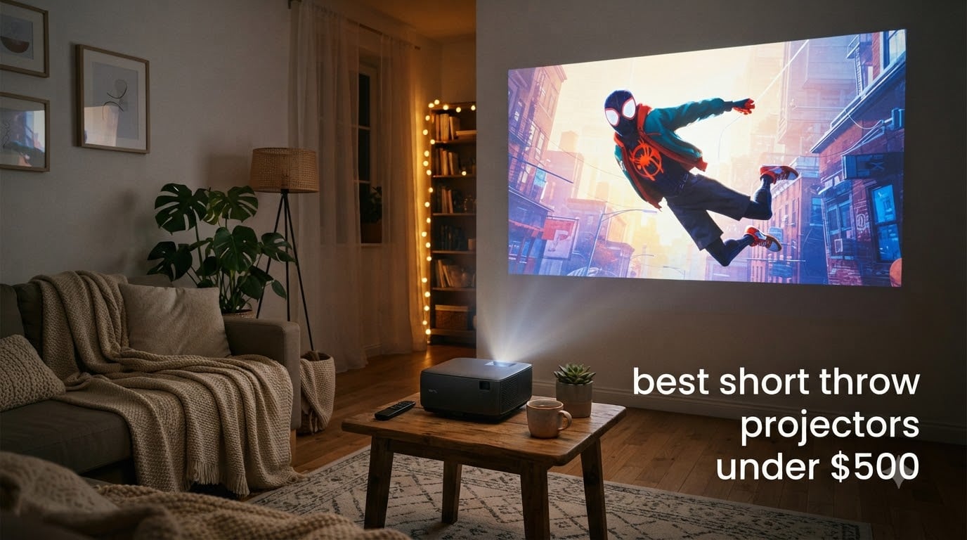 best short throw projectors under $500