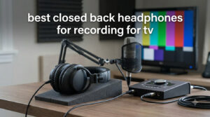 best closed back headphones for recording for tv