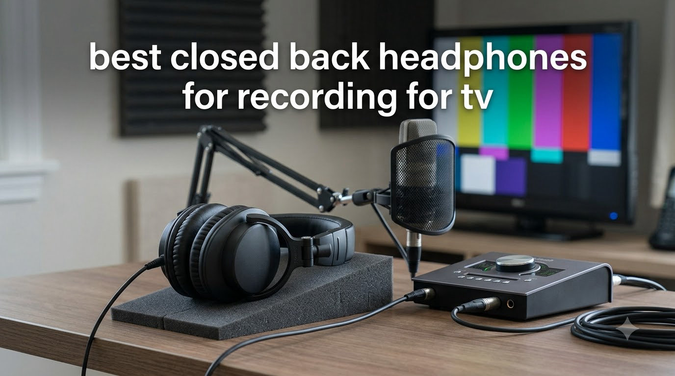 best closed back headphones for recording for tv