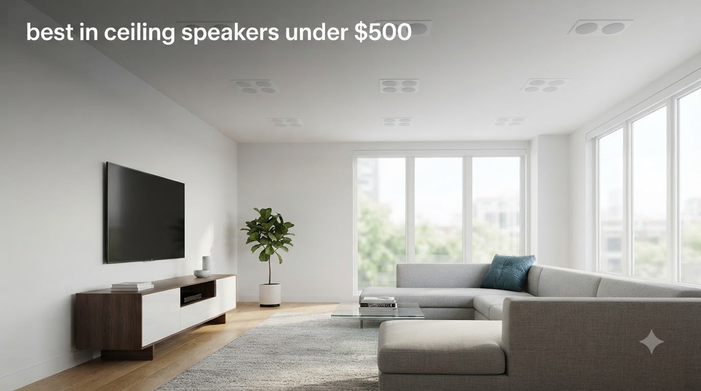 best in ceiling speakers under $500