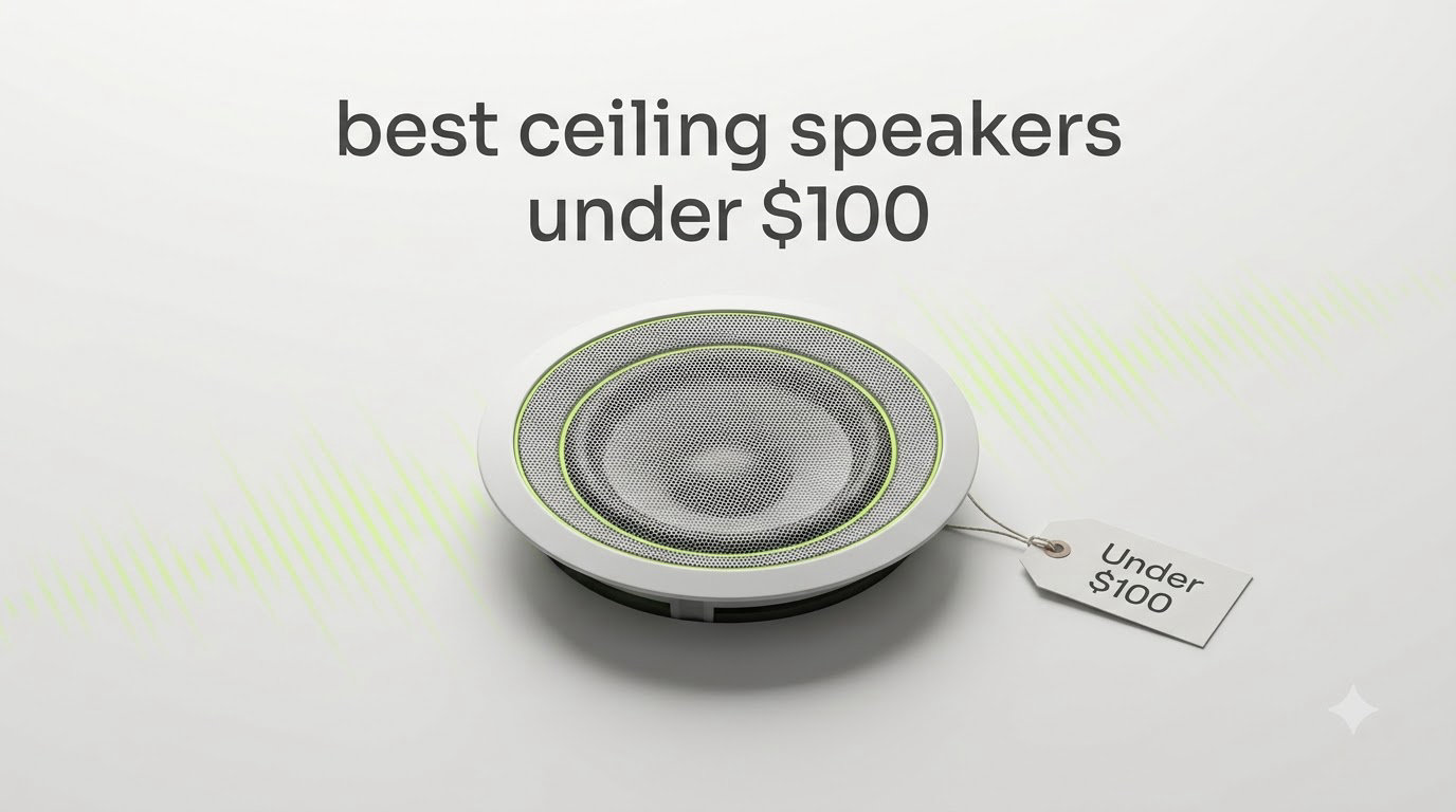 best ceiling speakers under $100