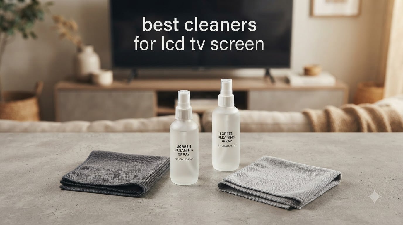 best cleaners for lcd tv screen