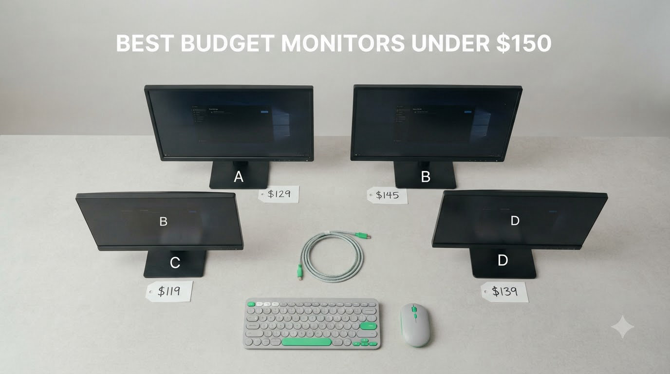 best budget monitors under $150