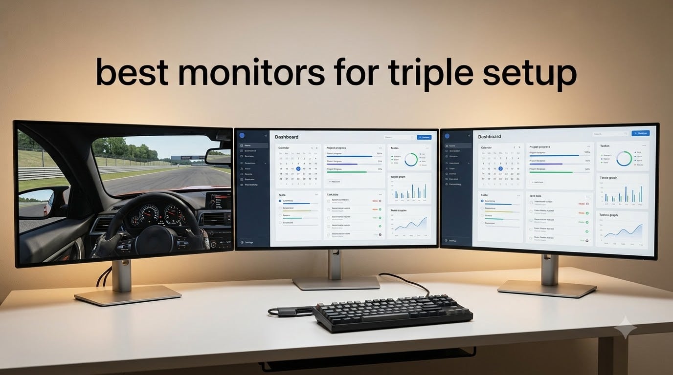 best monitors for triple setup