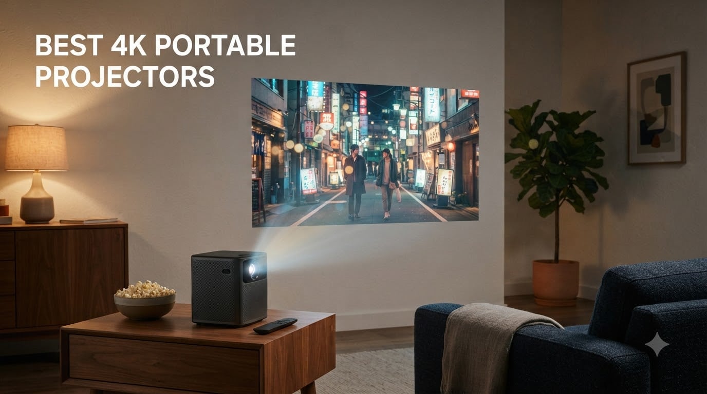 best 4k portable projectors