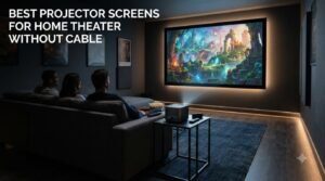 best projector screens for home theater without cable