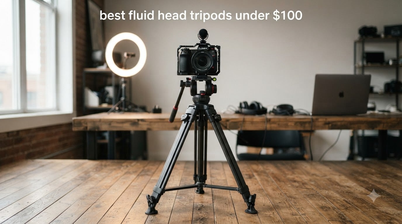 best fluid head tripods under $100