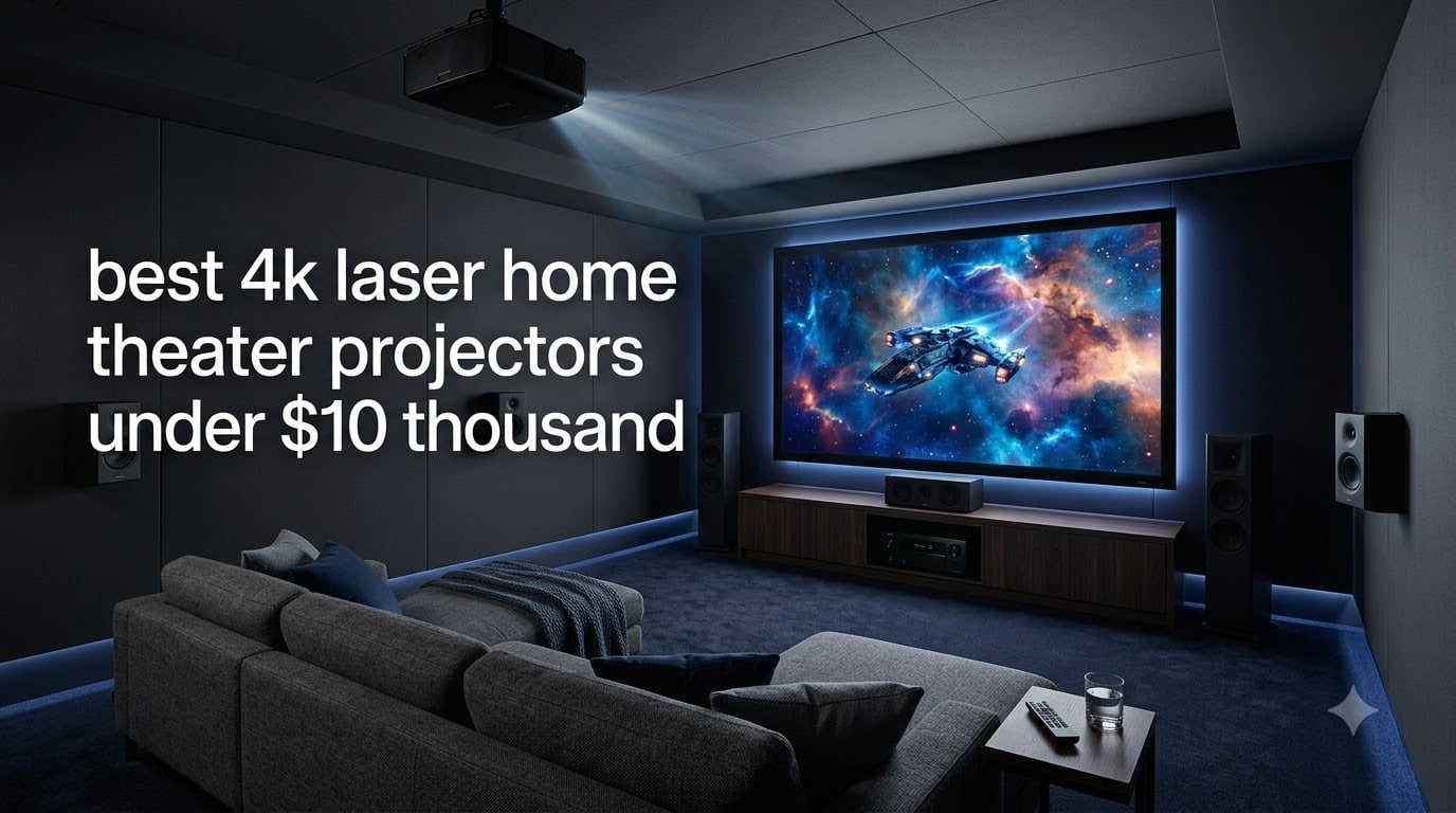 best 4k laser home theater projectors under $10 thousand