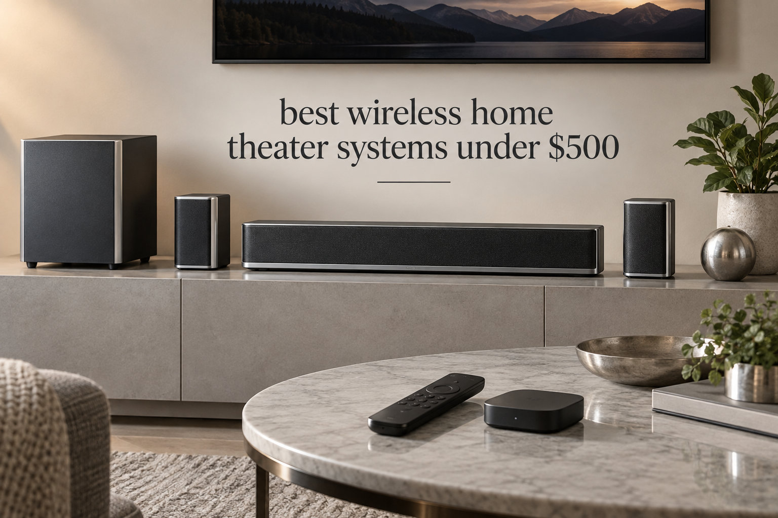 best wireless home theater systems under $500