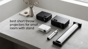 best short throw projectors for small room with stand