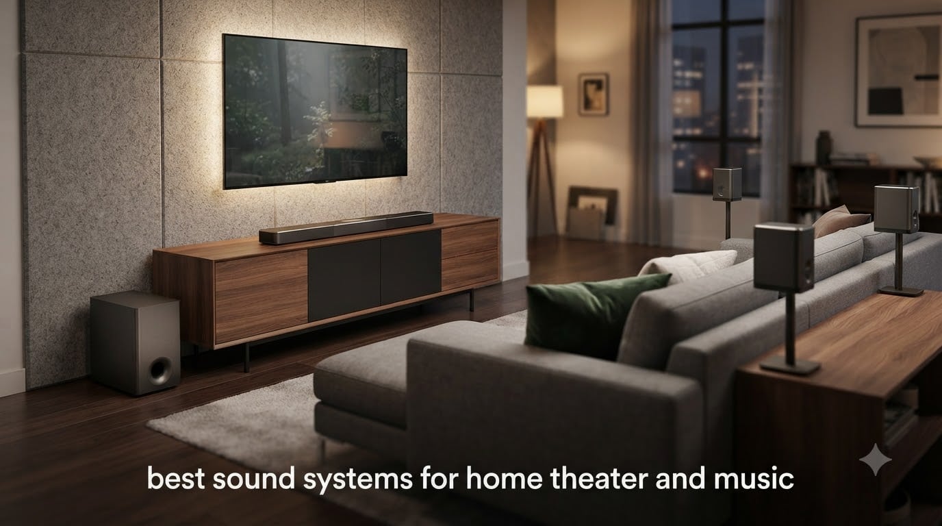 best sound systems for home theater and music