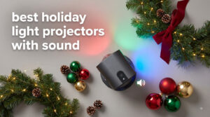 best holiday light projectors with sound