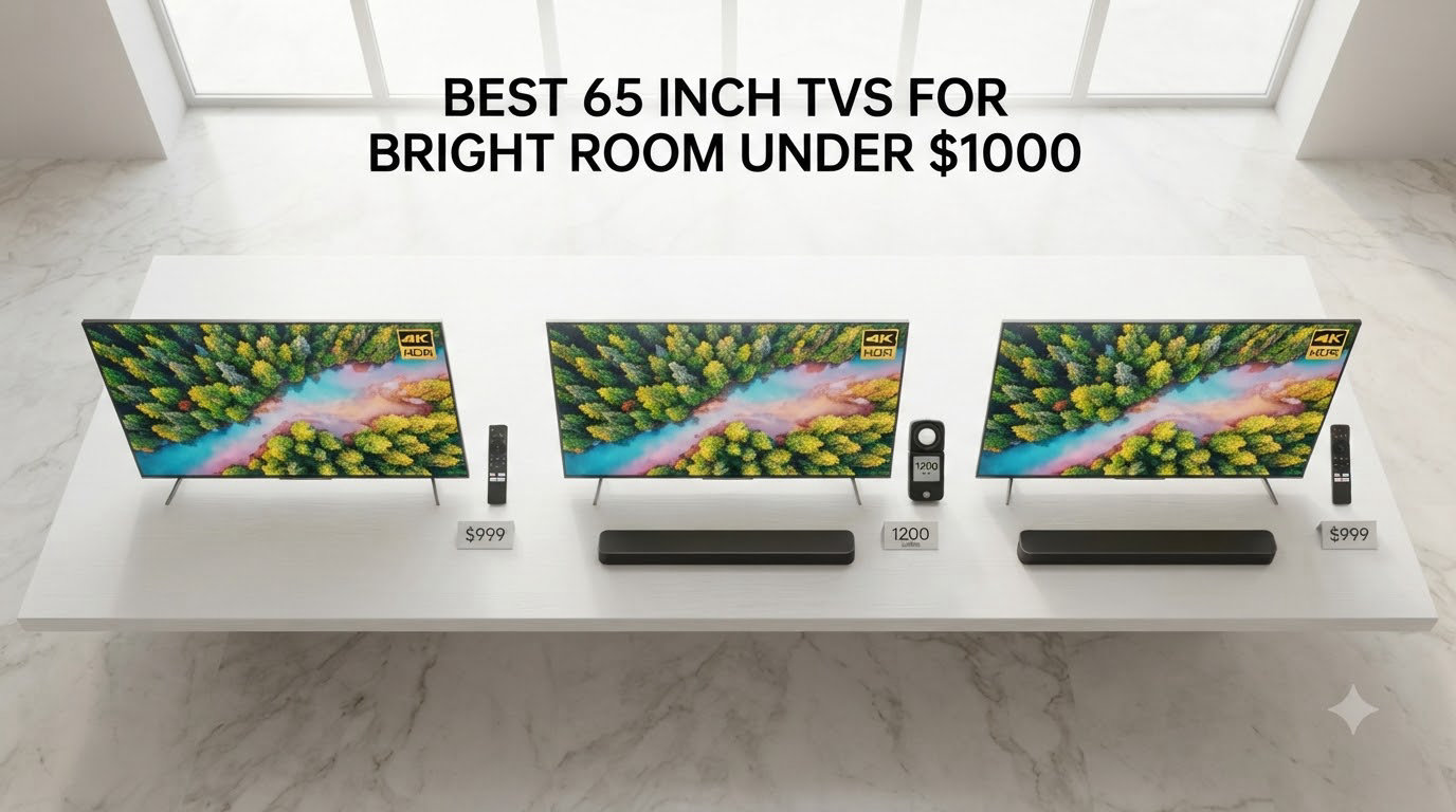 best 65 inch tvs for bright room under $1000
