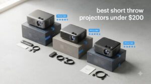 best short throw projectors under $200