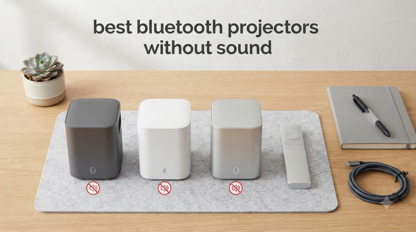 best bluetooth projectors without sound