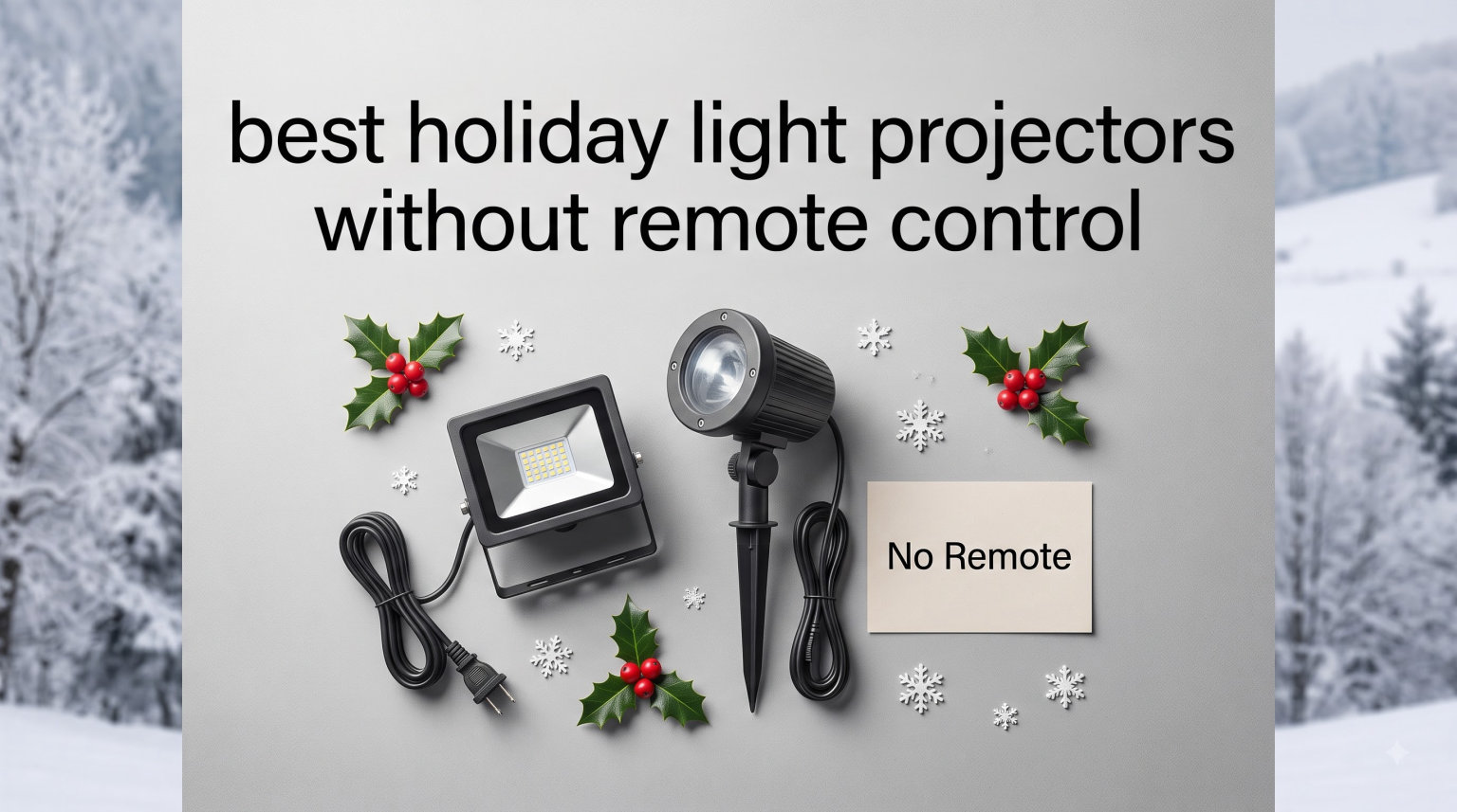 best holiday light projectors without remote control