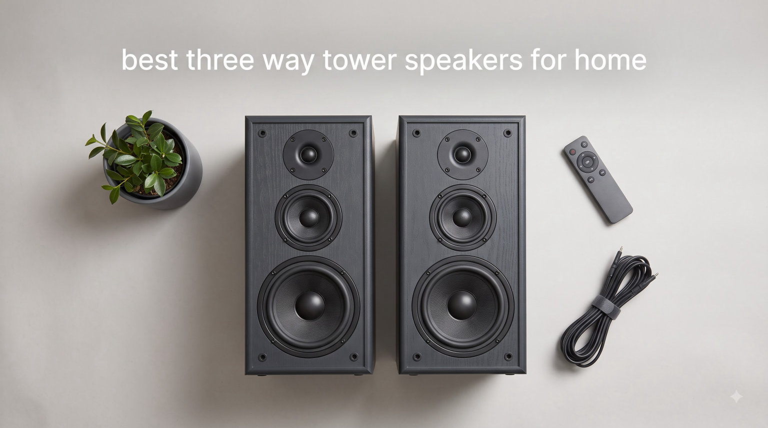 best three way tower speakers for home