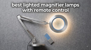best lighted magnifier lamps with remote control