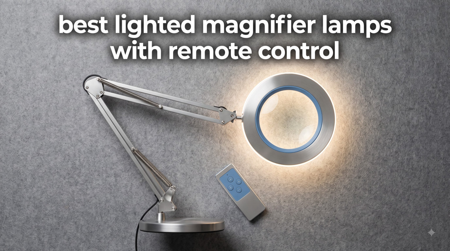 best lighted magnifier lamps with remote control