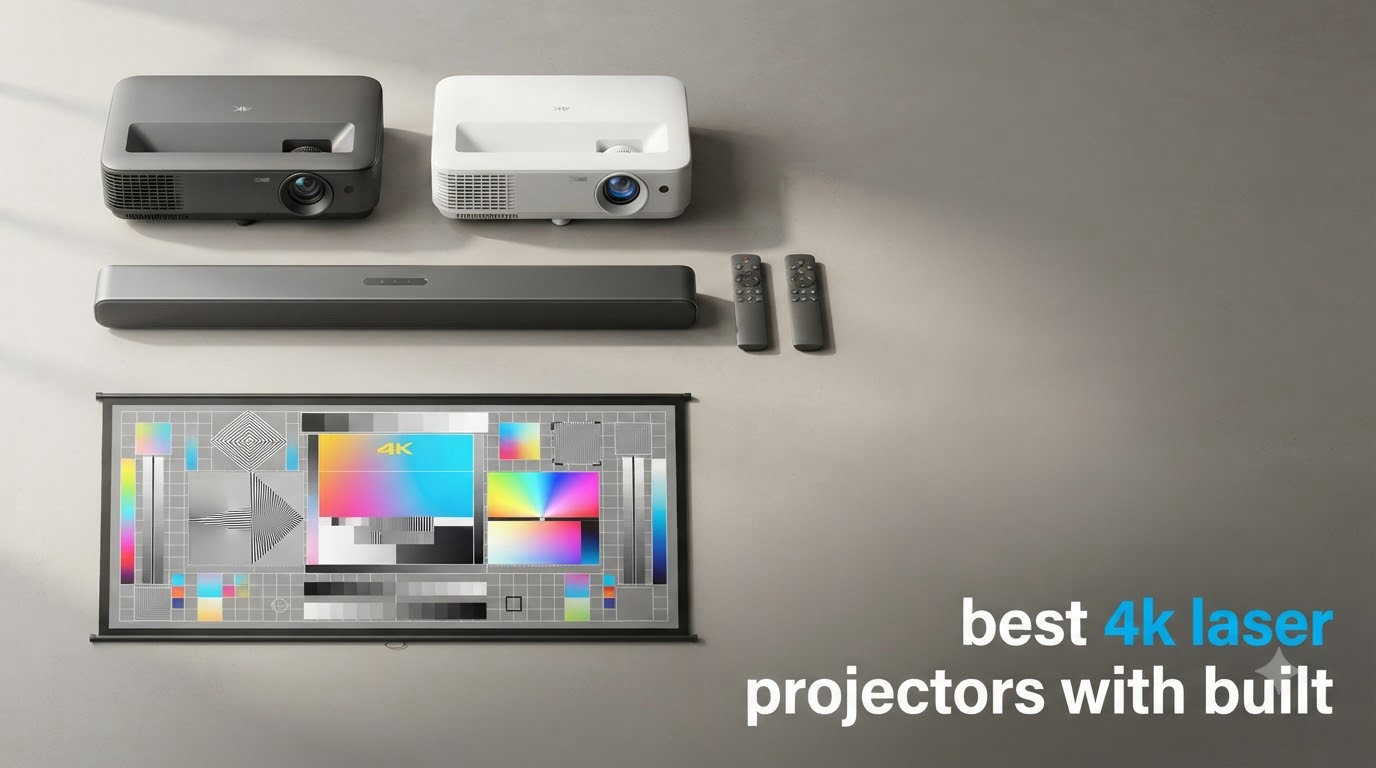 best 4k laser projectors with built