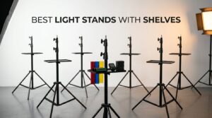 best light stands with shelves