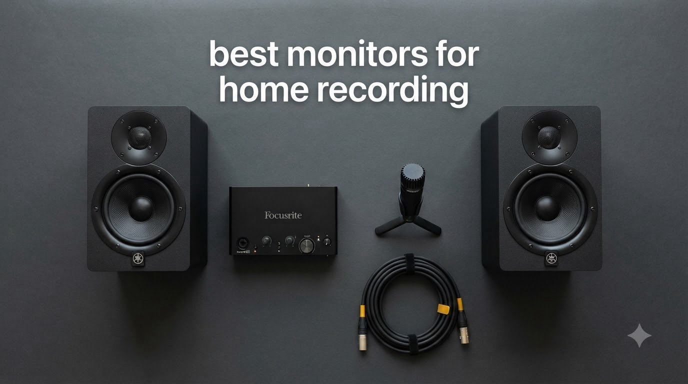 best monitors for home recording
