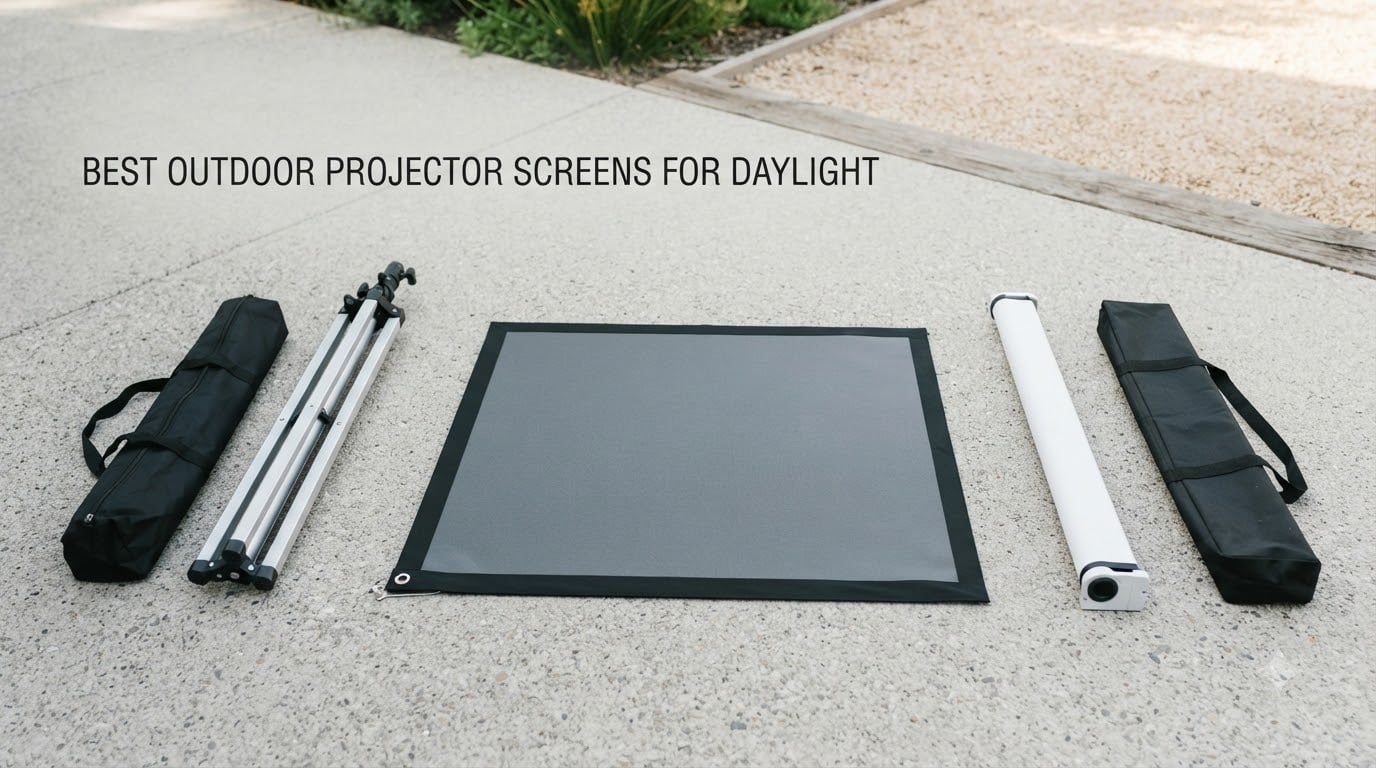 best outdoor projector screens for daylight