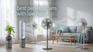 best pedestal fans with low noise