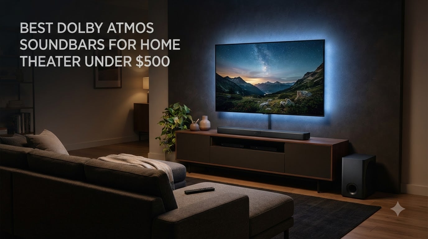 best dolby atmos soundbars for home theater under $500