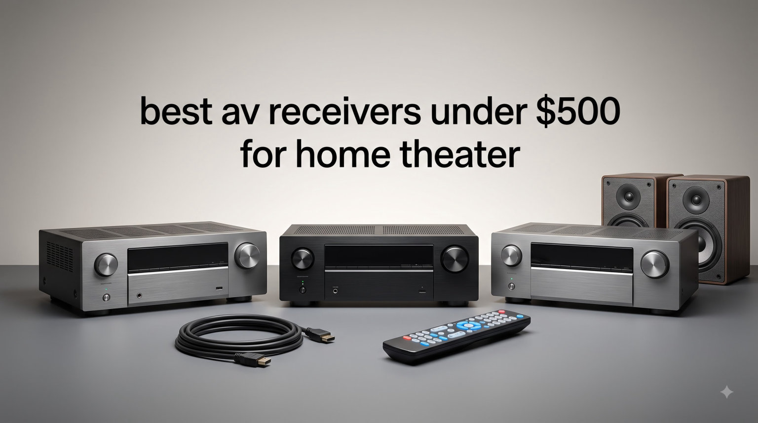 best av receivers under $500 for home theater