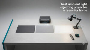 best ambient light rejecting projector screens for home