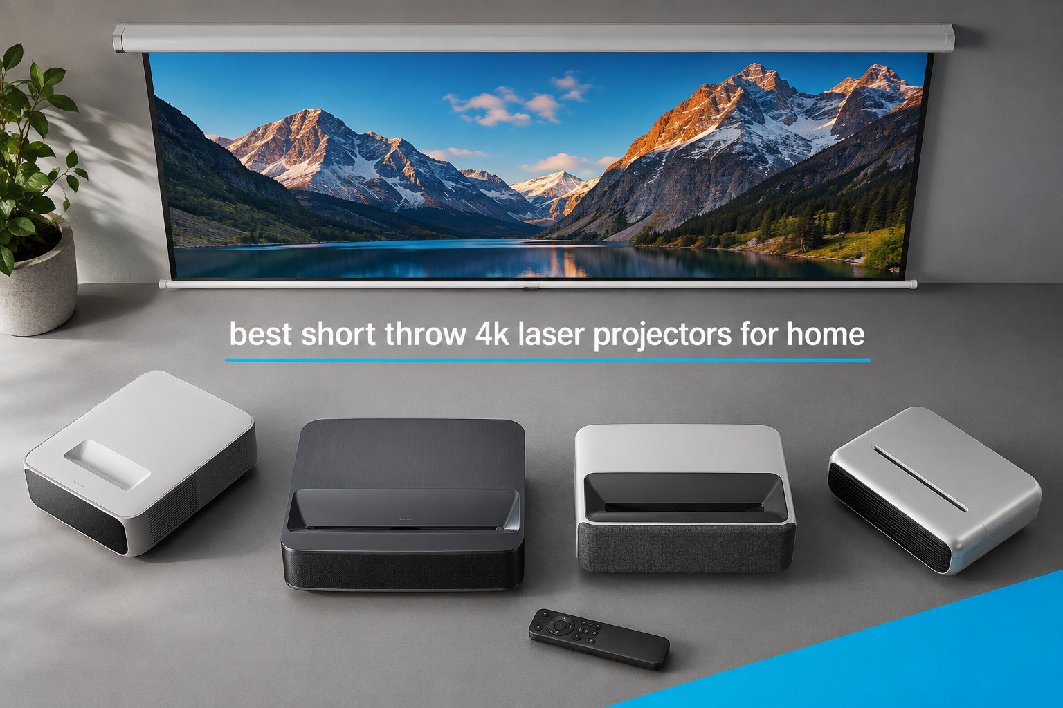 best short throw 4k laser projectors for home
