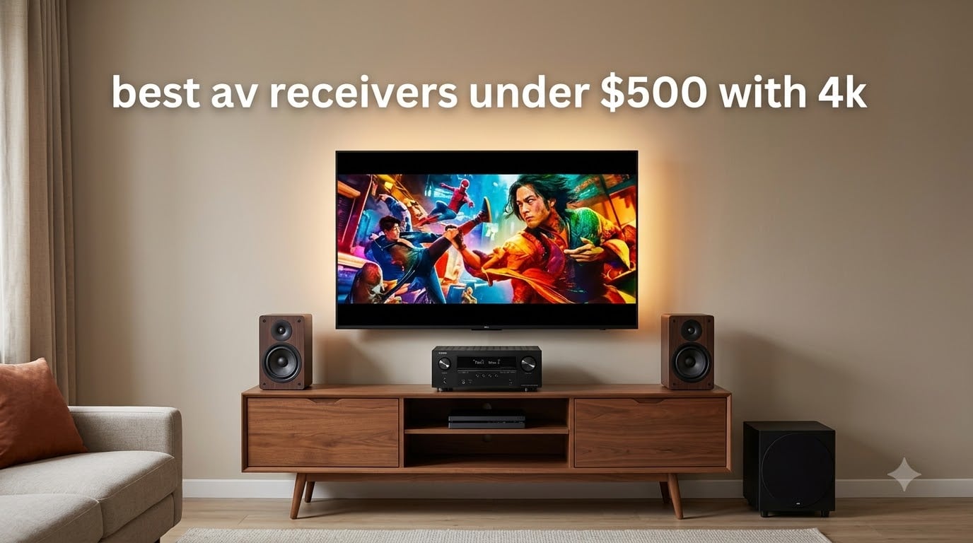 best av receivers under $500 with 4k