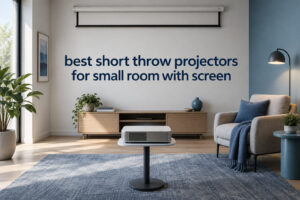 best short throw projectors for small room with screen