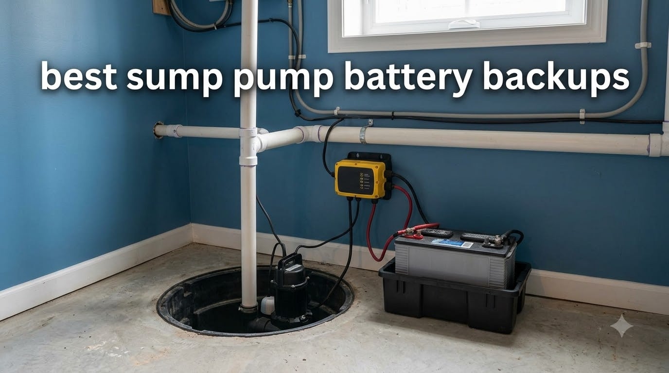 best sump pump battery backups