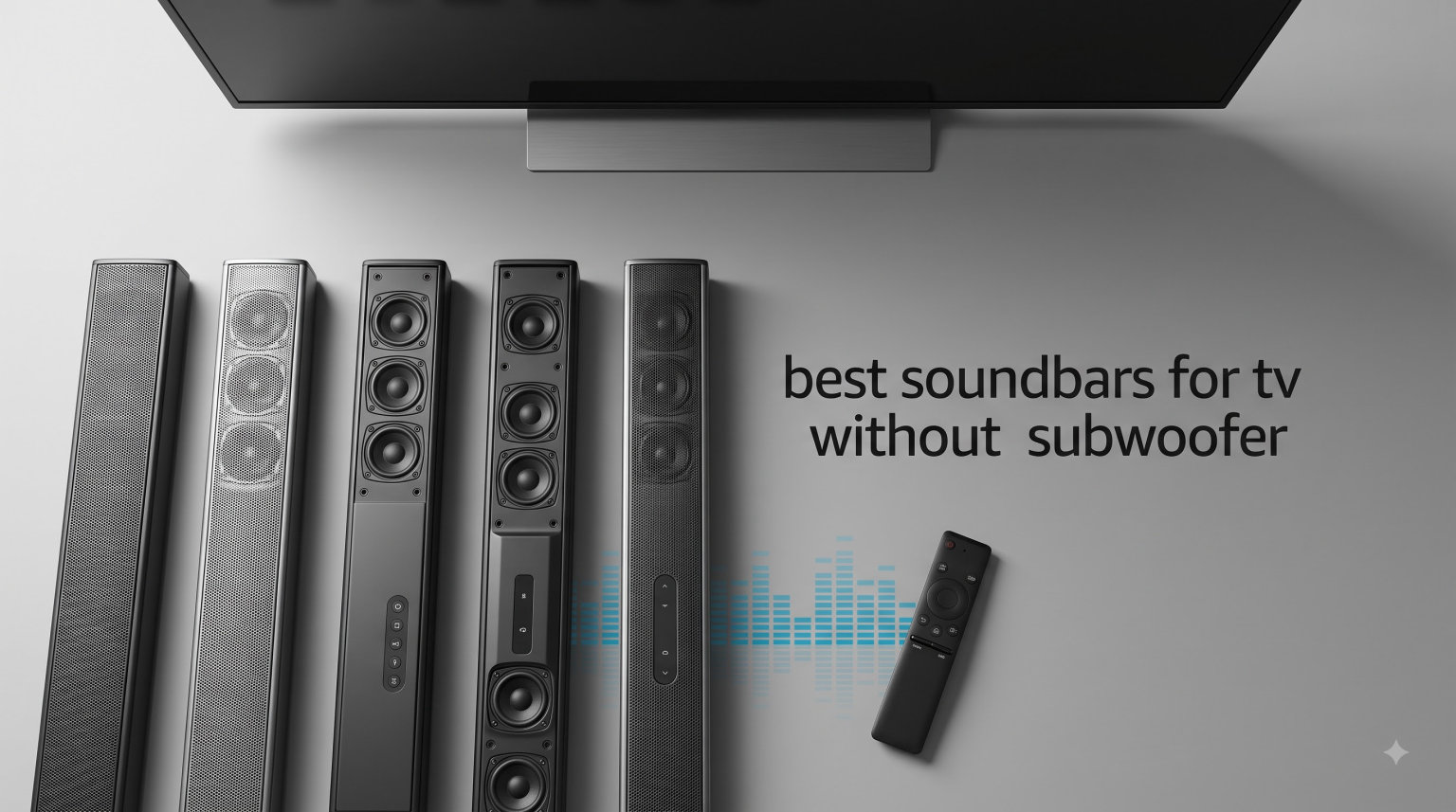 best soundbars for tv without subwoofer
