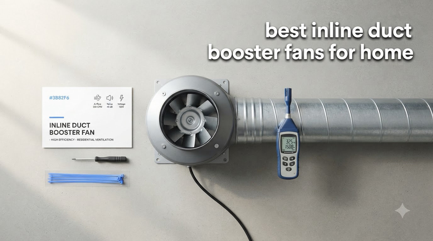best inline duct booster fans for home